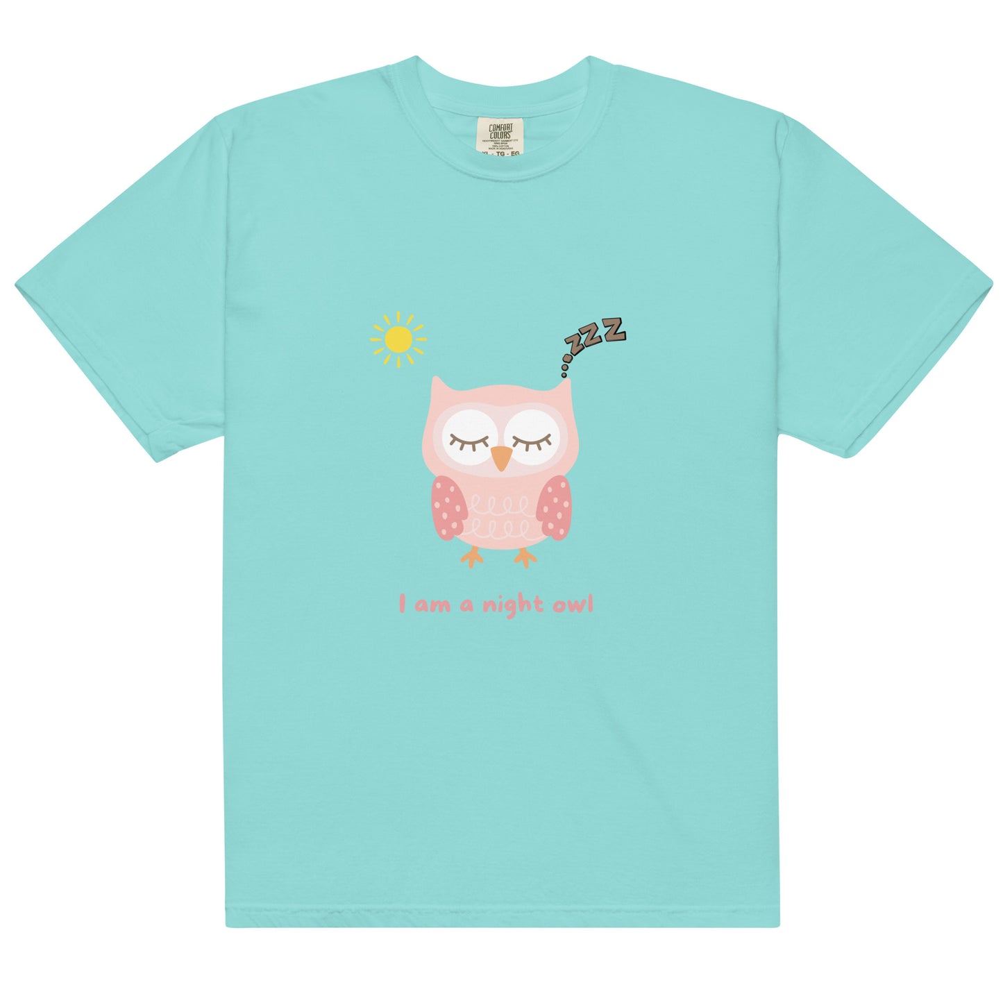 Owl, Cute, Adorable, Sleepy, Soft, Cuddly, Animal Lover, Nature, Peaceful, Animal, Unisex, T-shirt