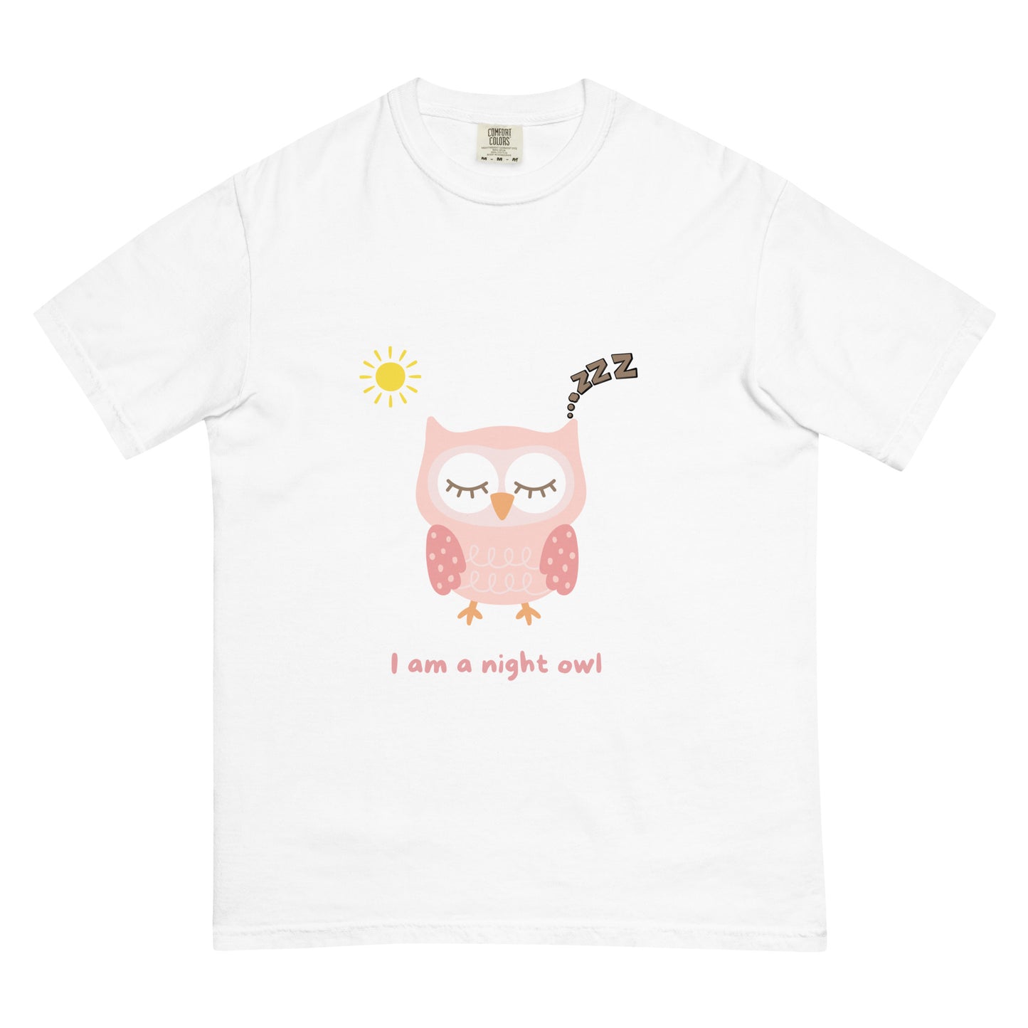Owl, Cute, Adorable, Sleepy, Soft, Cuddly, Animal Lover, Nature, Peaceful, Animal, Unisex, T-shirt