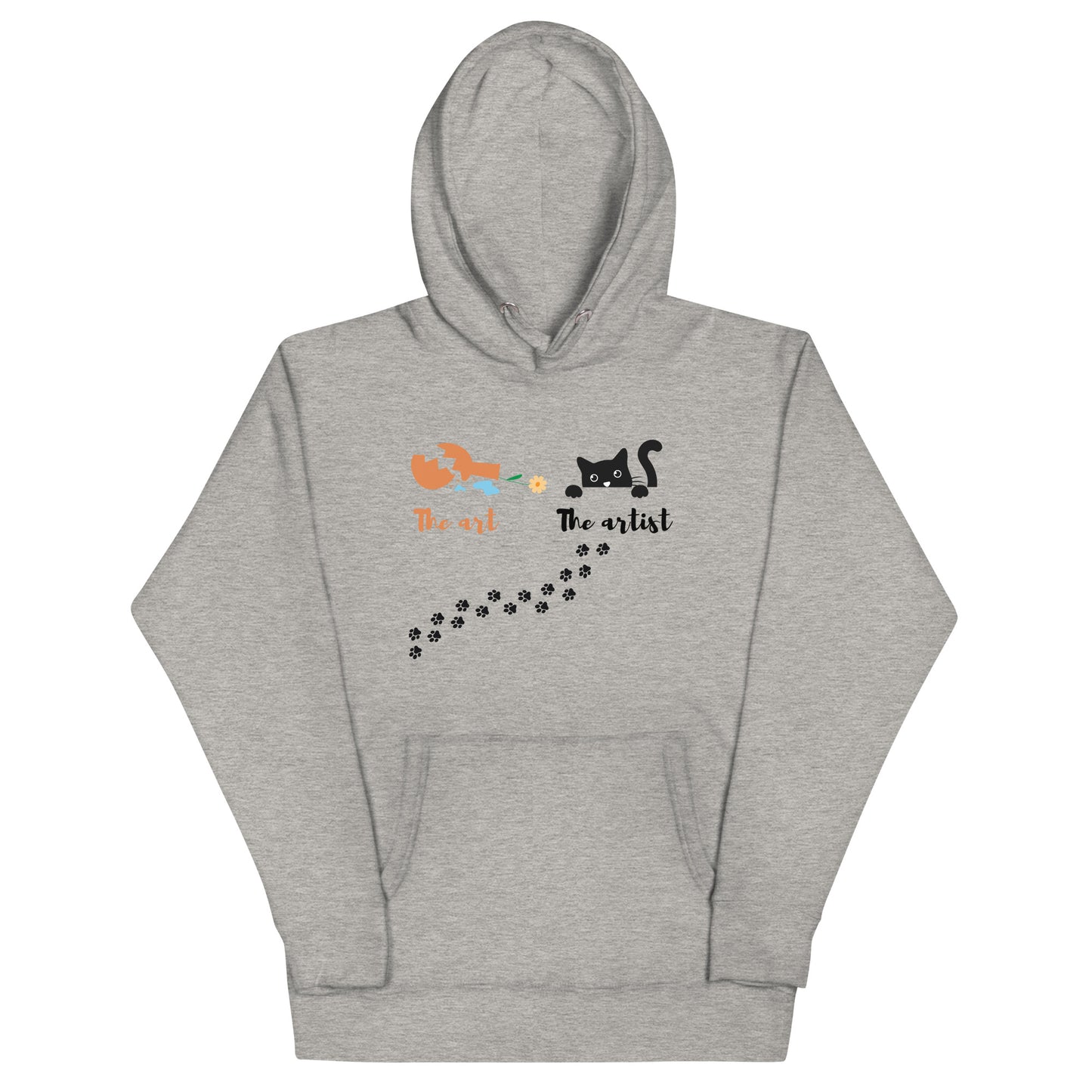 Unisex, graphics, hoodie, cat, humor, funny, cat lovers, animal, vase, situation, casual, gift, animal lovers