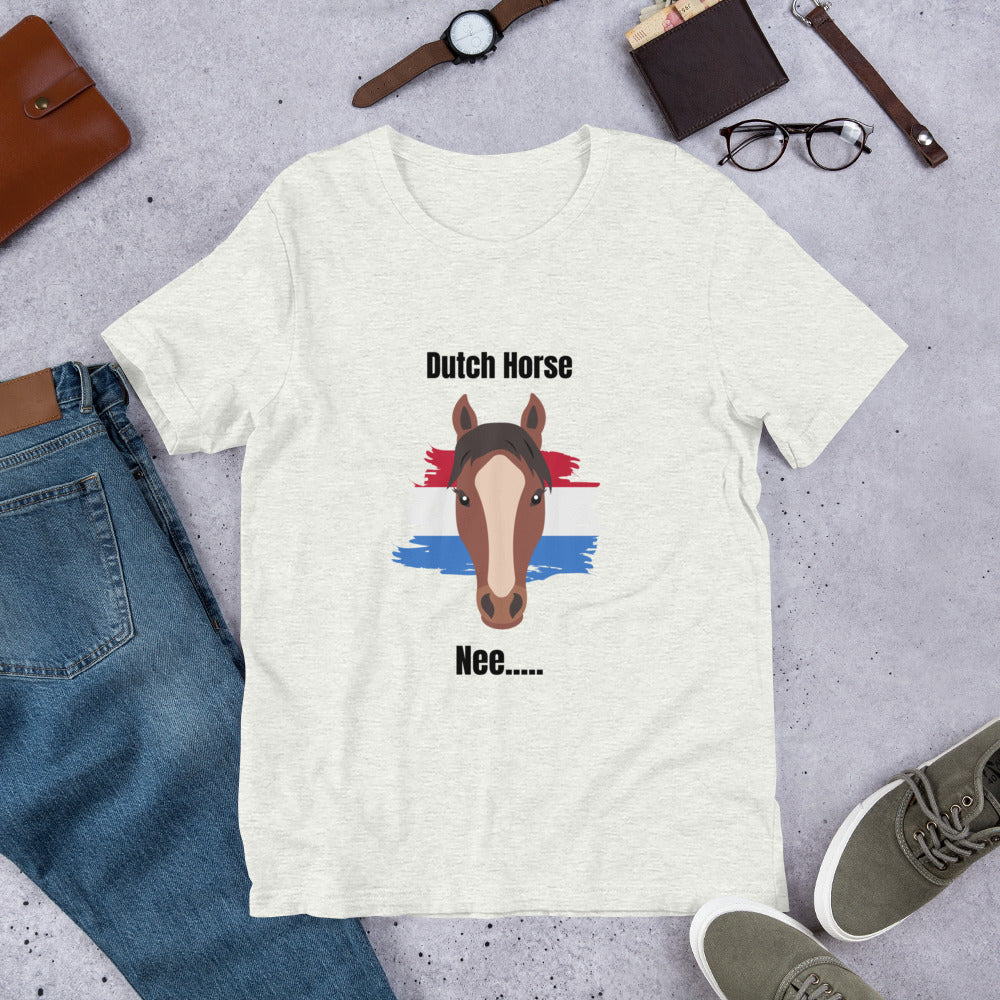 Neigh-Sayer, Funny Dutch horse t-shirt, Horse Humor, Animal humor, Dutch horse saying no, Nee, Horse humor, Laugh in Dutch with horse, Pun