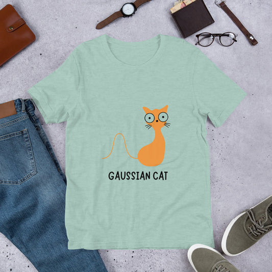 Gaussian Cat, Math Lovers, Whimsical, Gaussian, Cat Lovers, Comfort And Style, Purrfect Fashion, Maths, Animal, Funny, Cat Tail, Cat Humor, Unisex