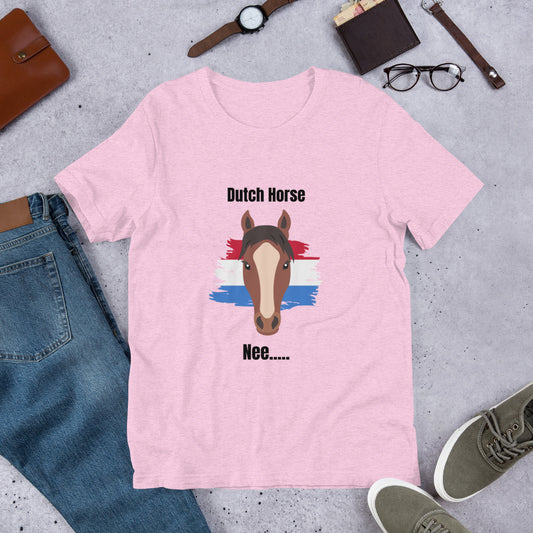 Neigh-Sayer, Funny Dutch horse t-shirt, Horse Humor, Animal humor, Dutch horse saying no, Nee, Horse humor, Laugh in Dutch with horse, Pun