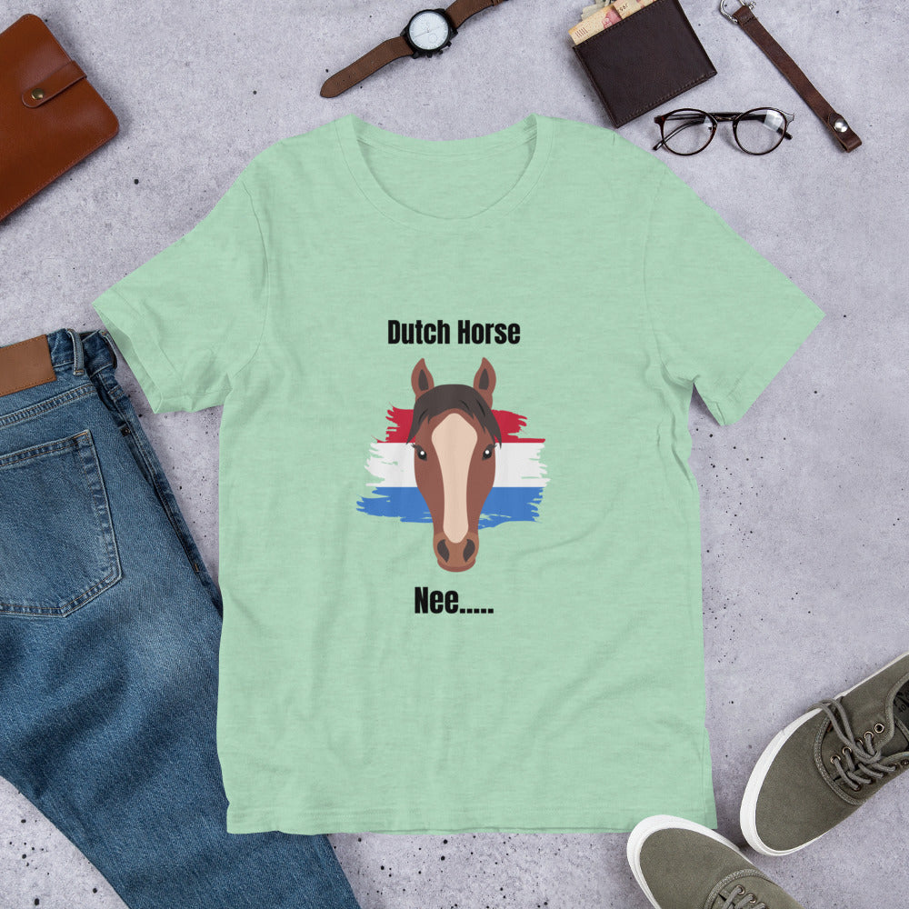 Neigh-Sayer, Funny Dutch horse t-shirt, Horse Humor, Animal humor, Dutch horse saying no, Nee, Horse humor, Laugh in Dutch with horse, Pun