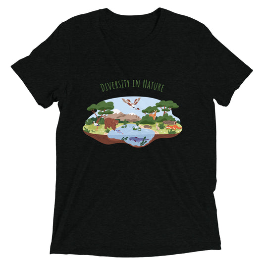 Green Chronicles, Diversity in Nature, Beauty of nature, Diversity in Nature t-shirt, Green, Earth, protect earth, Protect animals, Animals
