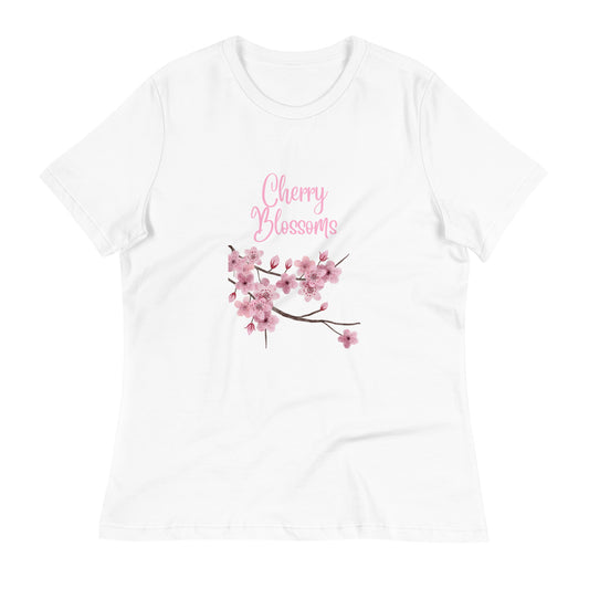 Cherry Blossoms, Spring Fashion, Floral Style, Nature Inspired, Flower Power, Comfort And Style, Springtime Magic, Season, Pink, Blossom, Color, T-shirt, Women